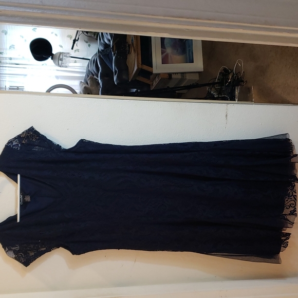 Candalite | Dresses | Candalite Navy Blue Cocktailparty Dress | Poshmark